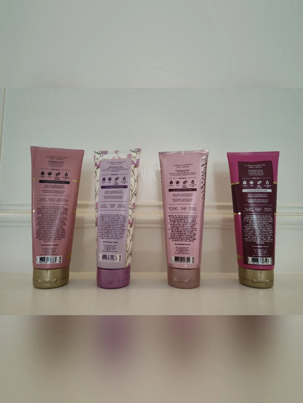 BATH & BODY WORKS Body Cream Lotion Set Always Fleur Sweet Pea Pink Bundle NWT